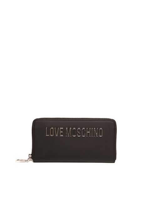 portafoglio logo nero LOVE MOSCHINO | JC5611PP1MKD0-00B